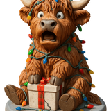 🐮Adventi naptár a Highlanderrel 2025 🎄✨ – Kézzel készült 3D baba Highlanderrel (24 darab)