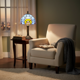 Vintage barokk éjjeli lámpa macskával