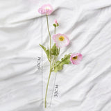 Mű vörös virágok