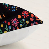 Bohém fekete macskás párnahuzatok