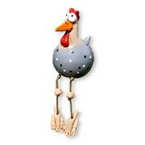 Nagy szemű tyúk szobor