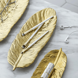 Levél alakú kerámia tálca