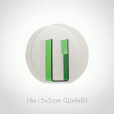 Élénk akril geometriai virágvázák