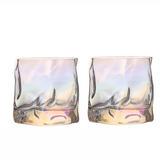 Átalakító textúrájú whiskey pohár szett