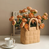 Woven Porcelain Garden Vase