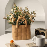 Woven Porcelain Garden Vase