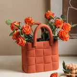 Woven Porcelain Garden Vase