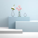 Elegáns vázatartó állvány vasból